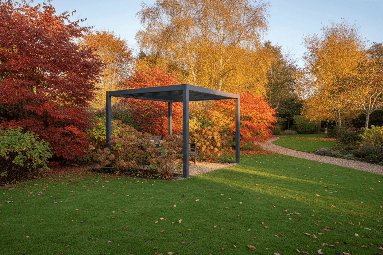 Autumn Pergola Prep for Winter