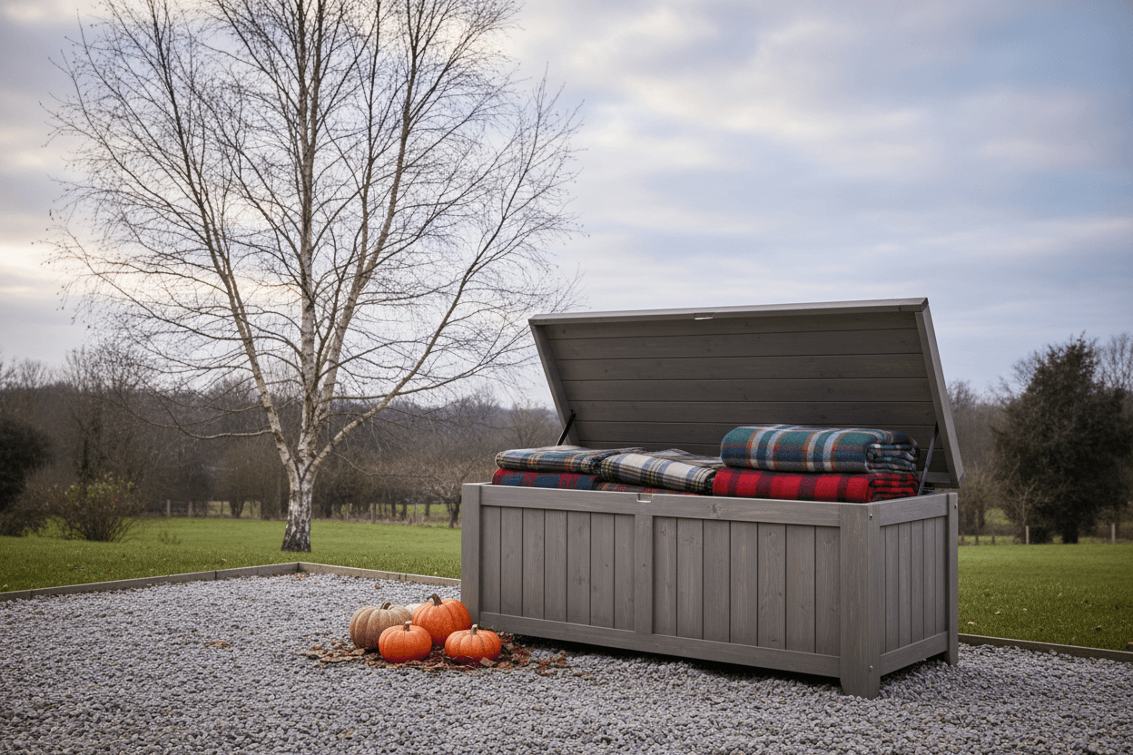 Garden Storage: Shed, Box, or Bench?