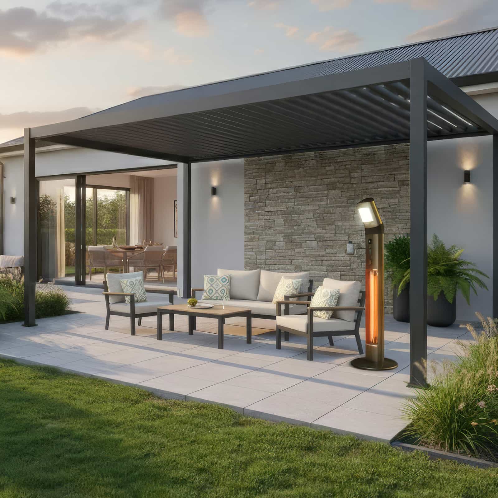 Nova - Flare 190 Outdoor Pedestal Heater