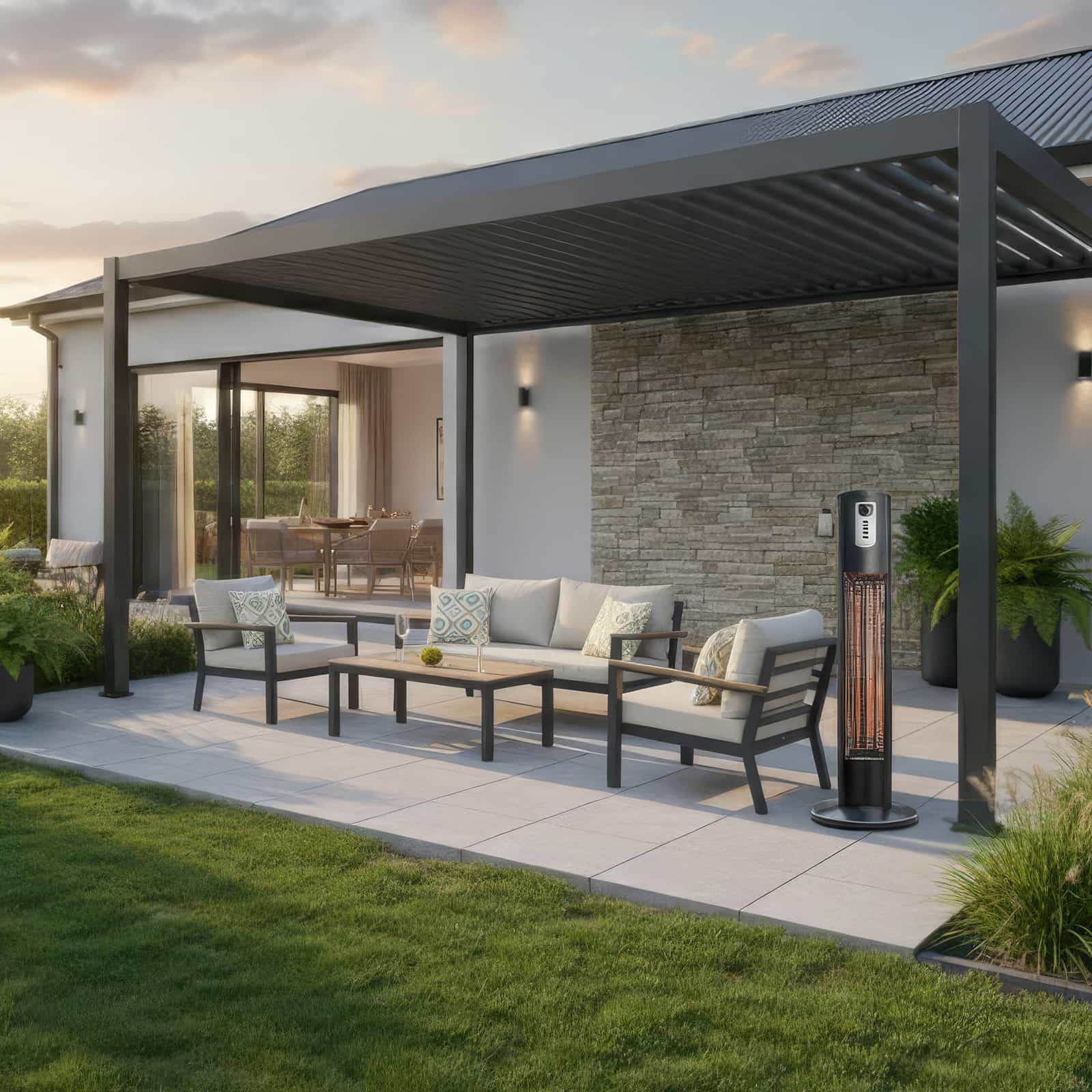 Nova - Flare 152 Outdoor Pedestal Heater