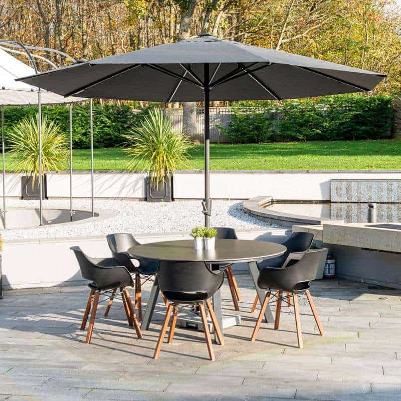 eliteshade sunbrella 9ft patio outdoor table umbrella 3 layers EliteShade 9Ft 3 Tiers Market Umbrella Patio Umbrella Outdoor Table Umbrella with Ventilation and 5 Years Non-Fading Top,Heather Beige